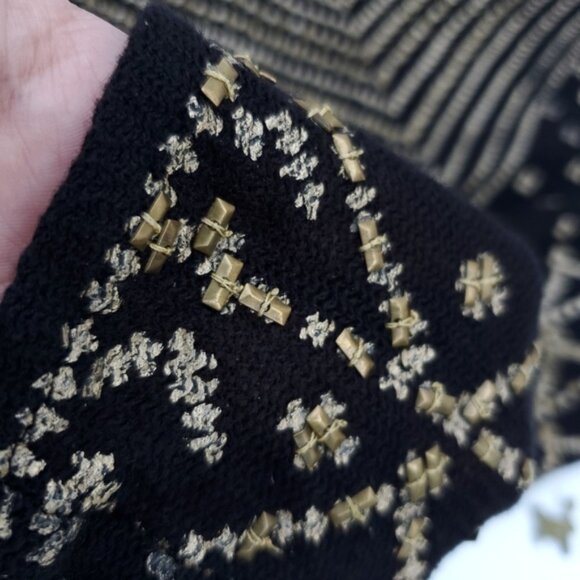 Free People New Romantics Black Beaded Shift Dress - Picture 5 of 10